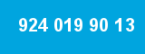 924 019 90 13 924 019 90 13